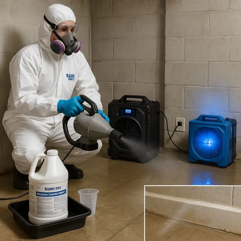 Sanitization and Odor Removal process in Oak Harbor, OH