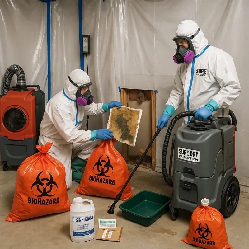 Contaminated Water Handling Protocols process in Oak Harbor, OH