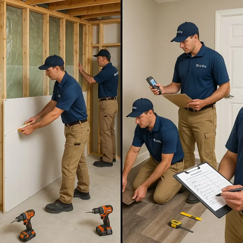 Repairs and Reconstruction process in Oak Harbor, OH